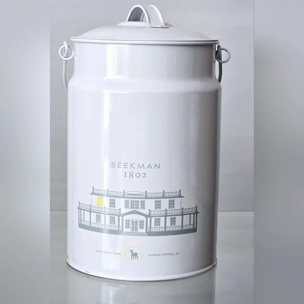 Beekman 1802 White Farmhouse Canister